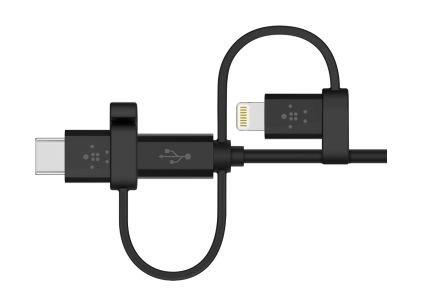 Belkin Universal Cable with Micro-USB, USB-C and Lightning Connectors