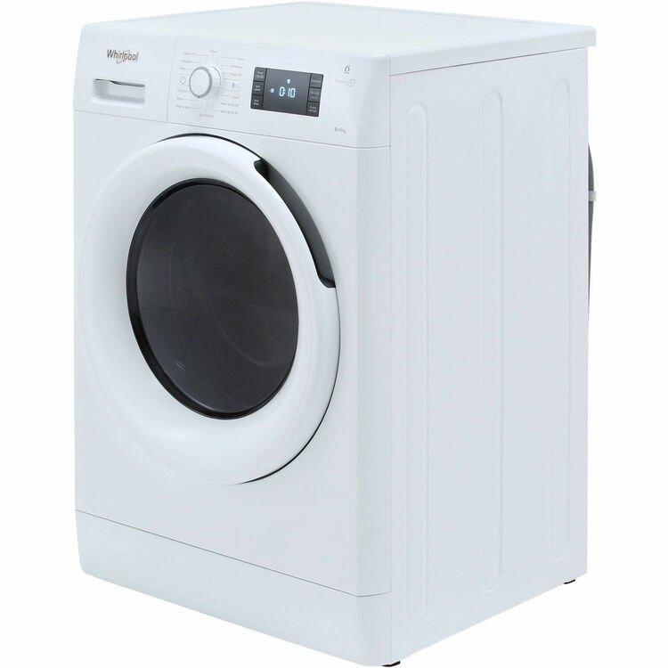 Whirlpool  Front Load Washer Dryer 8 kg Washing Capacity and 6Kg Drying Capacity  FWDG86148W - White