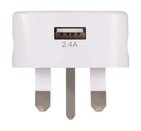 PNY 2.4A USB-C Wall Charger (P-AC-TC-WUK01-RB) - White