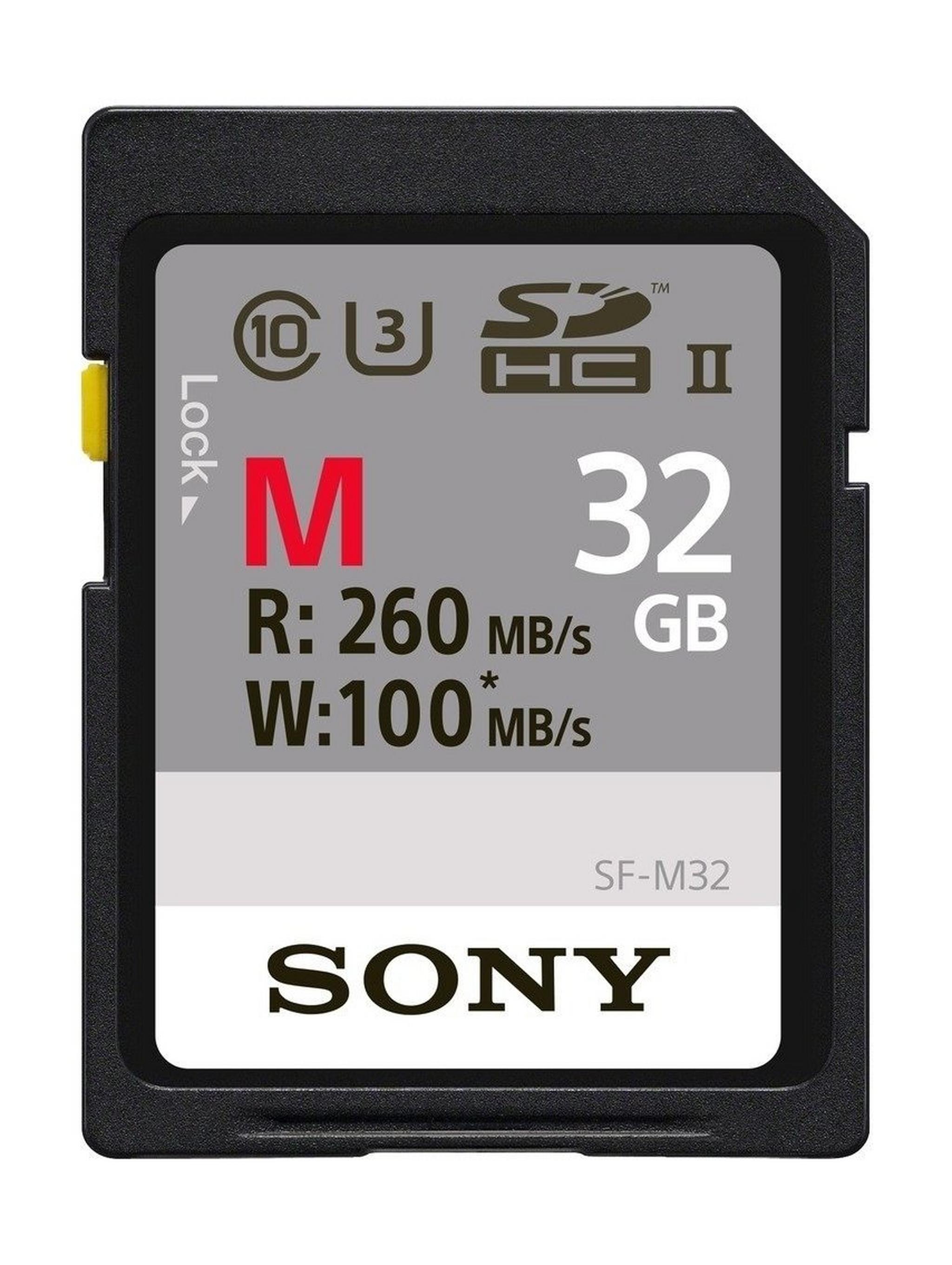 Sony 32GB UHS-II SD CL10 Memory Card