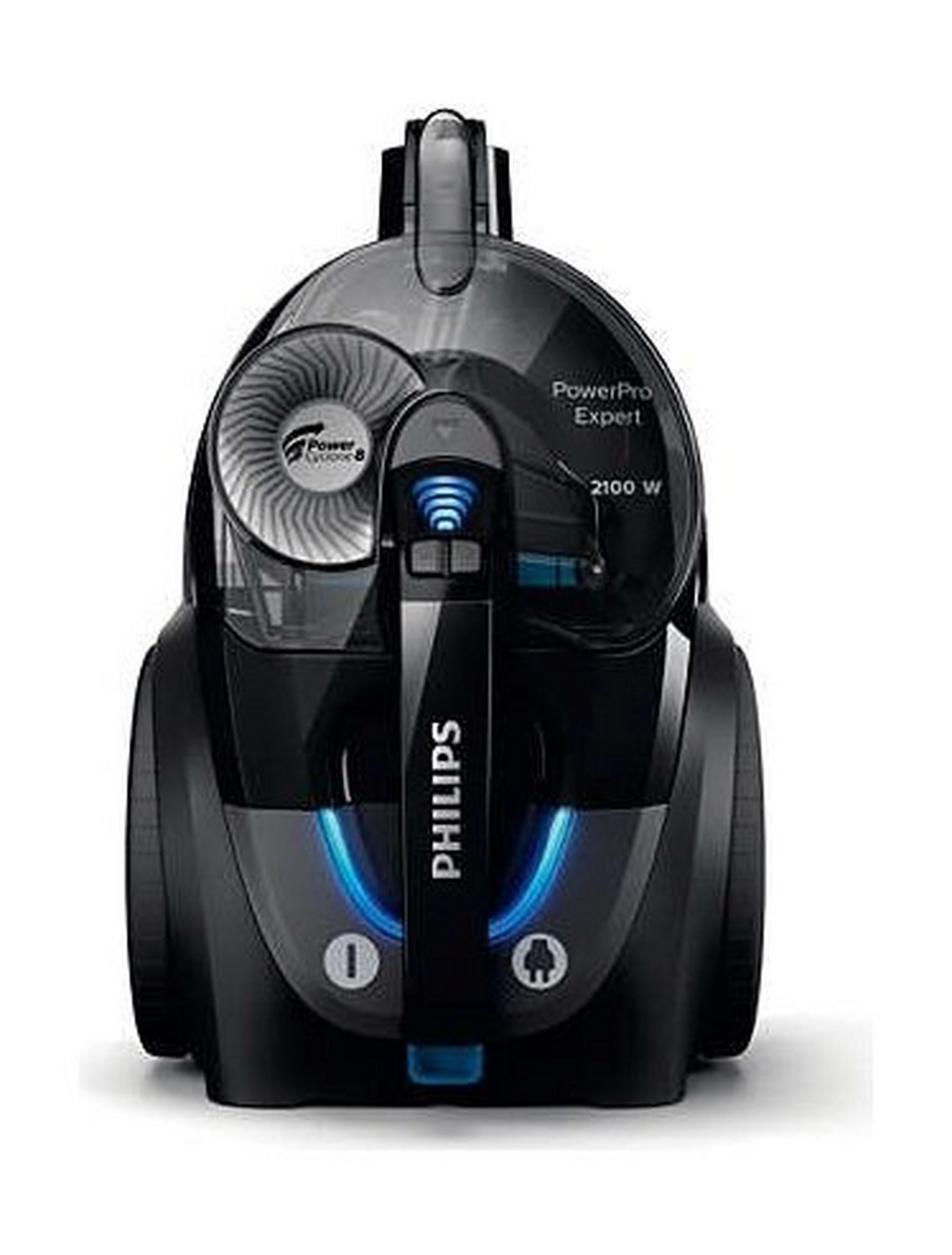 Philips PowerPro Expert Bagless Vacuum Cleaner,2100W, 2Liters, FC9732 - Black