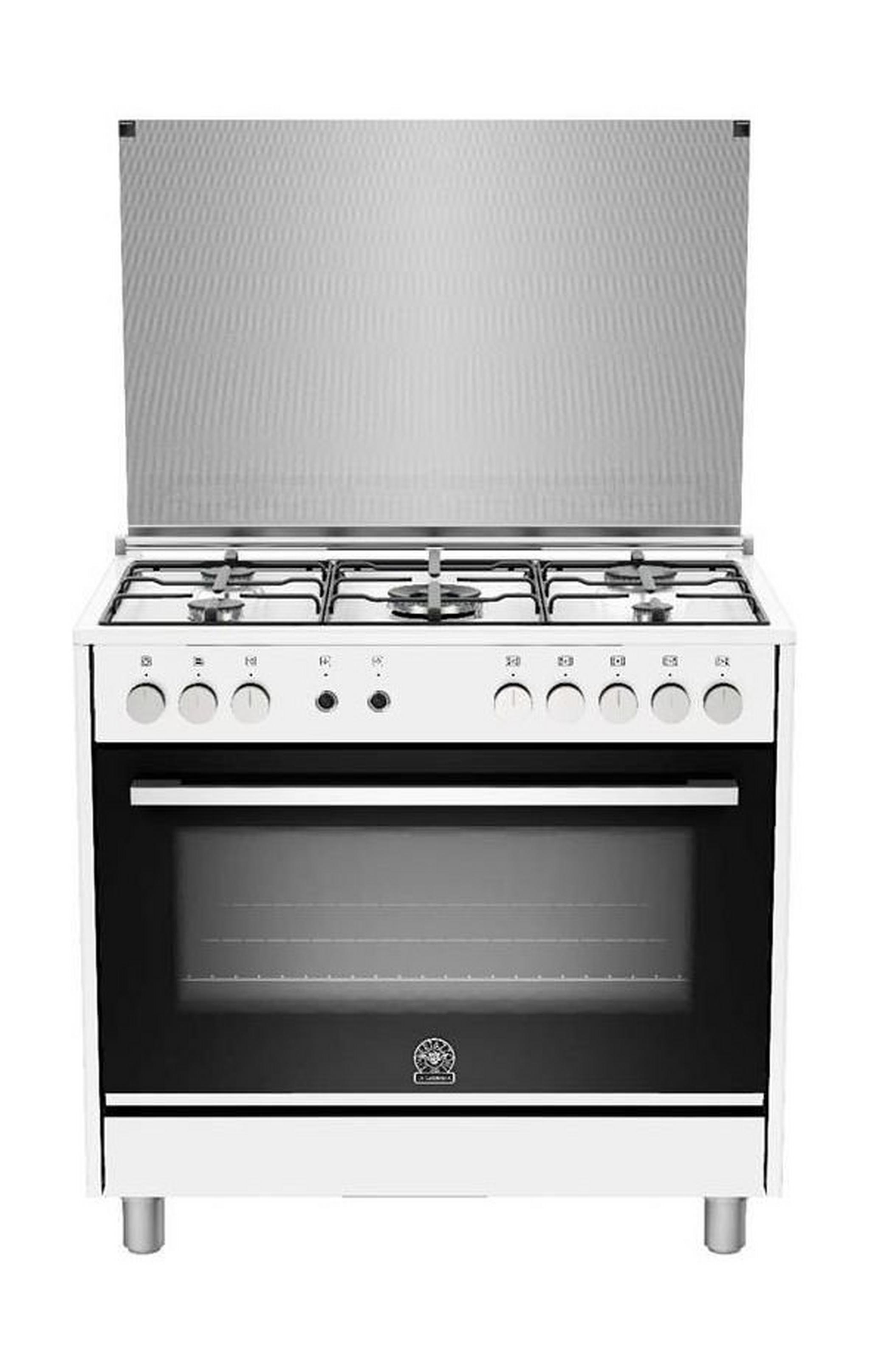 Lagermania 90x60CM 5 Burners Gas Cooker With Oven (TUS95C31DW)