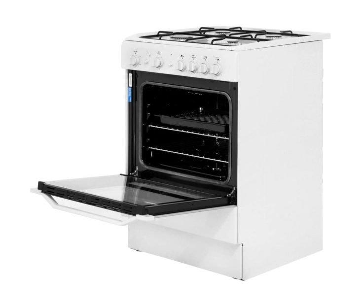 Indesit 60x60CM 4-Burner Free Standing Gas Cooker (I6GG1) - White