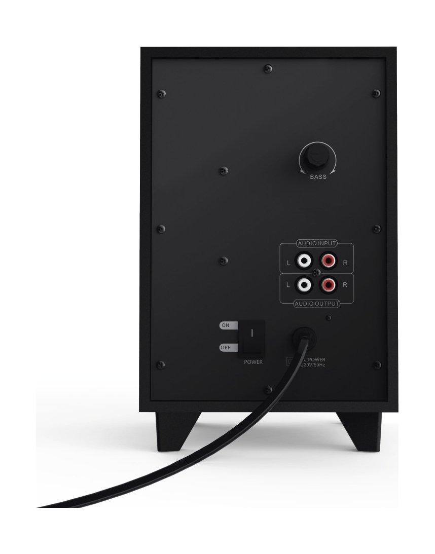 Hama PR-2120 2.1 Bluetooth Speaker System - Black Silver