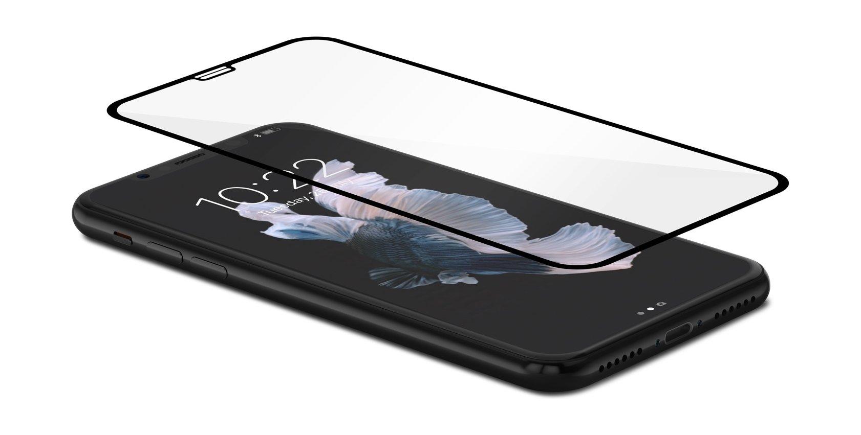 Moshi IonGlass iPhone X Screen Protector Black Price in Kuwait Xcite