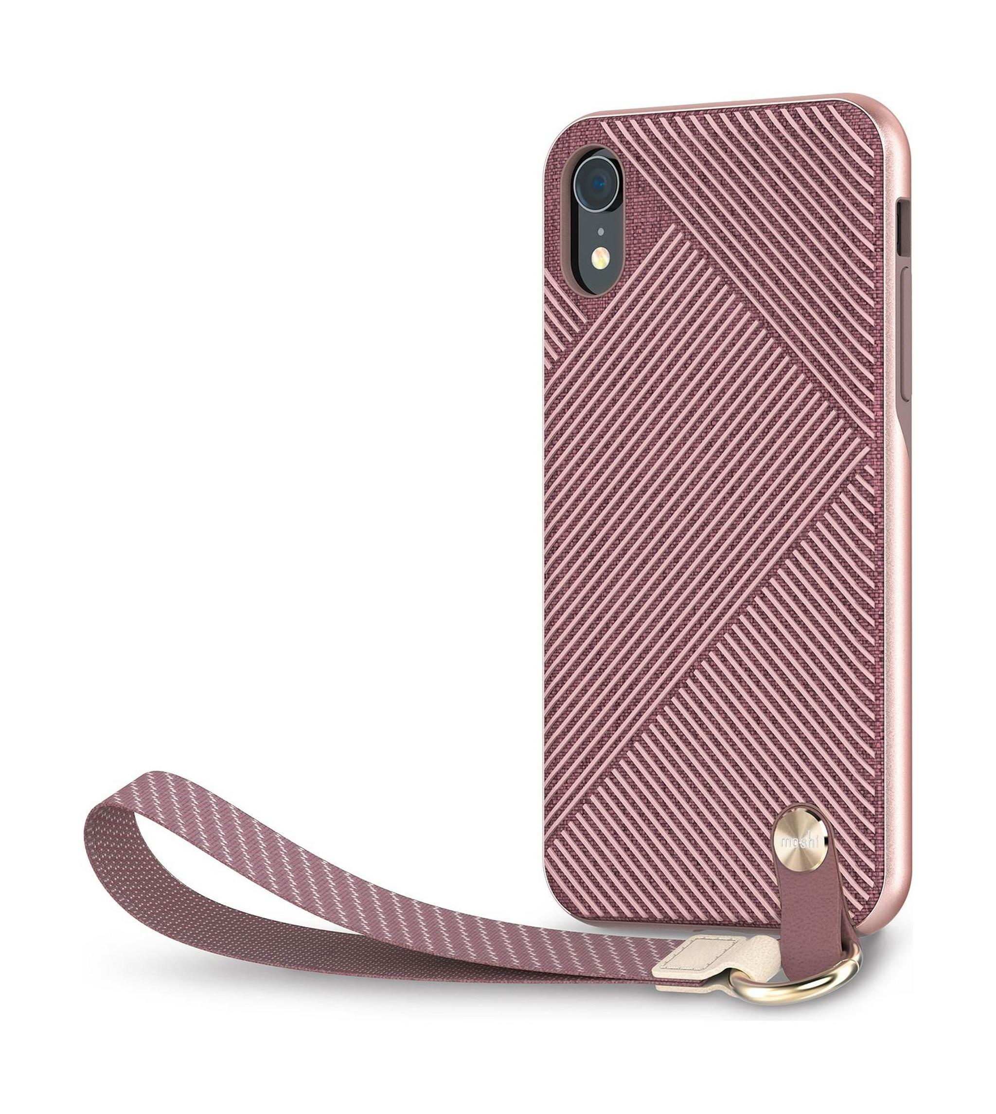 Moshi Altra Slim Protective Case with Wrist Strap for Apple iPhone XR - Pink