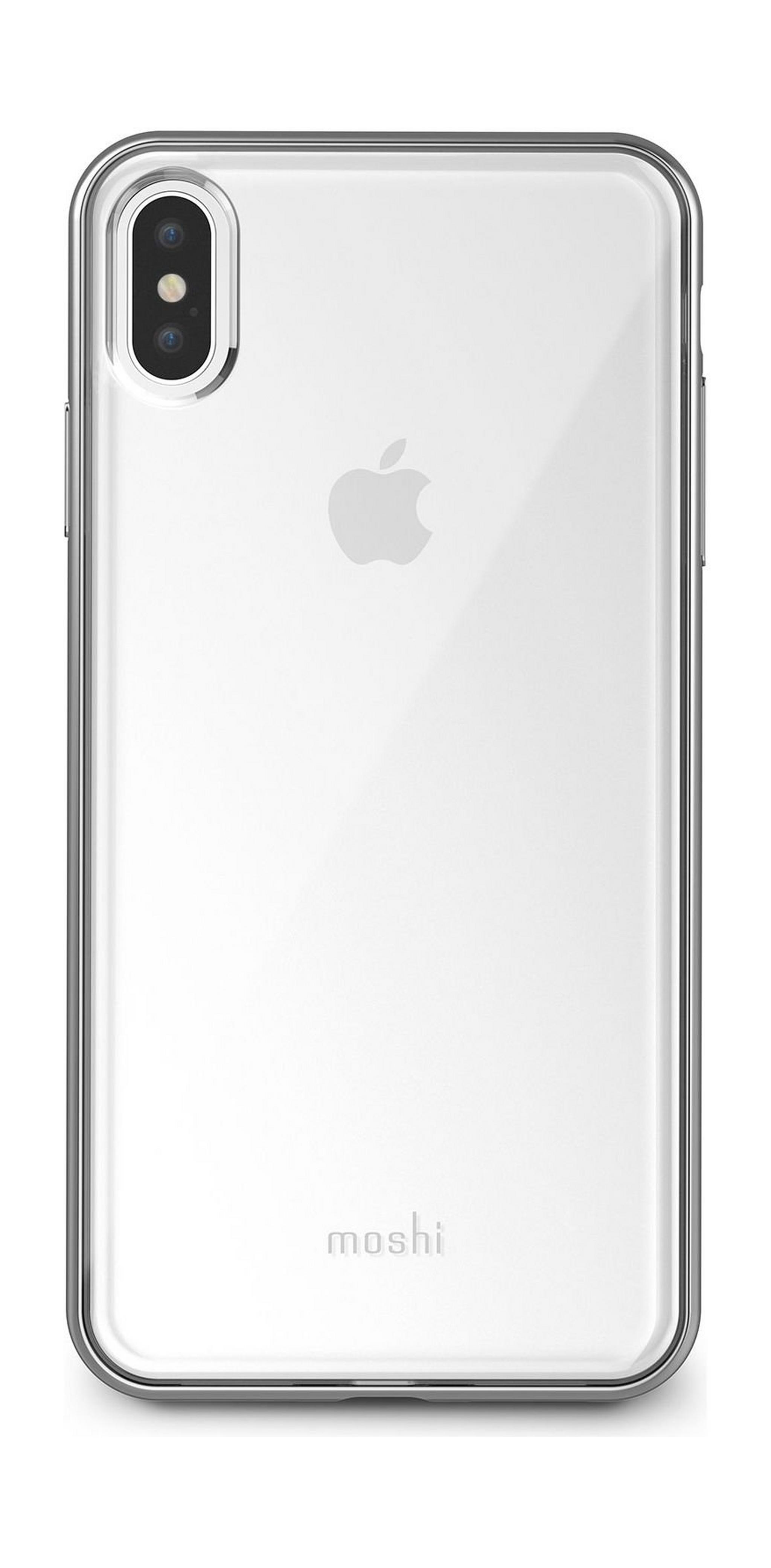 Moshi Vitros Clear Case for Apple iPhone XS MAX - Jet Silver