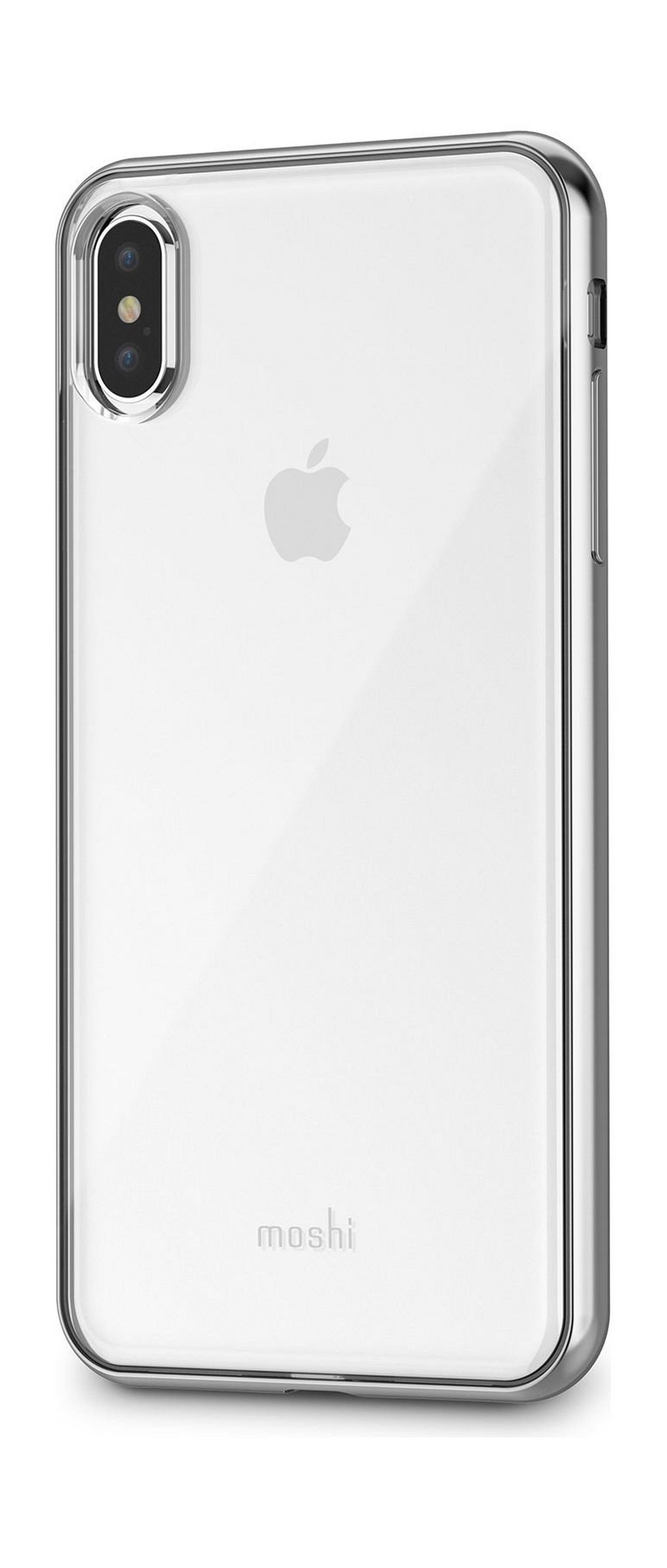 Moshi Vitros Clear Case for Apple iPhone XS MAX - Jet Silver