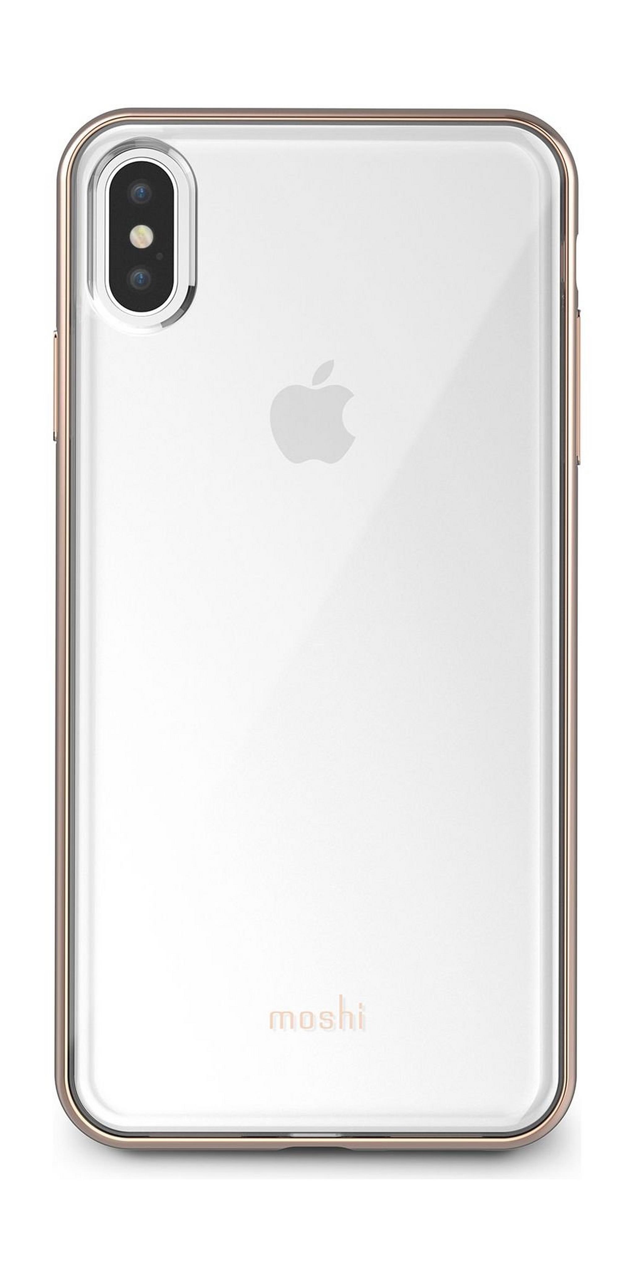 Moshi Vitros Clear Case for Apple iPhone XS MAX - Champagne Gold