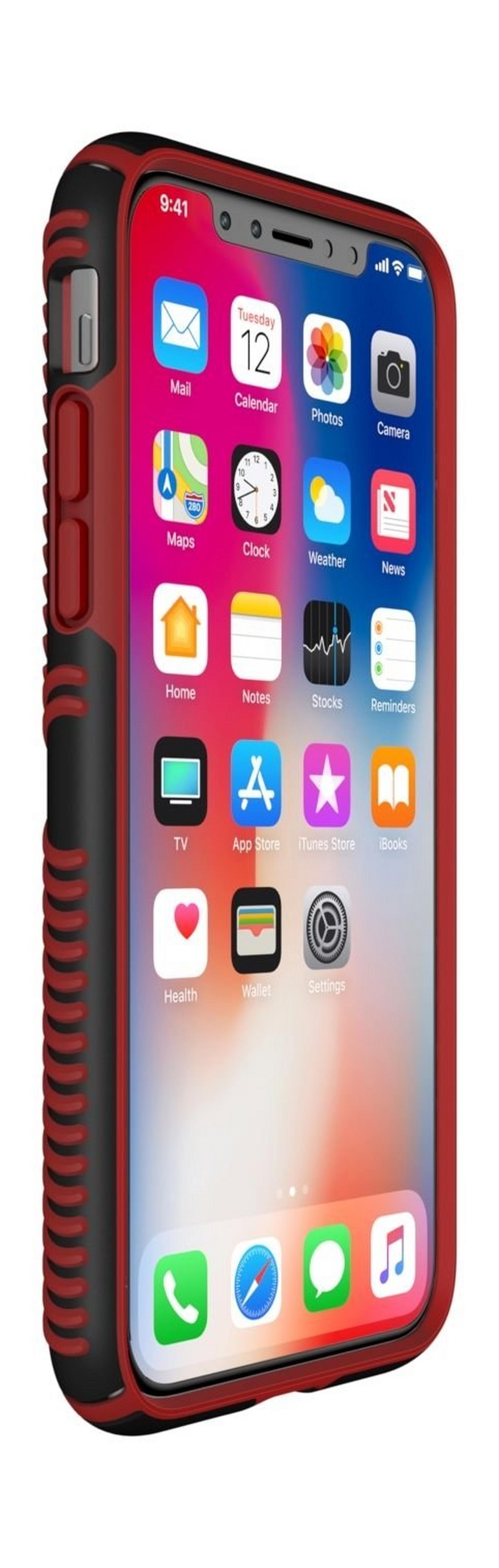 Speck Presidio Grip Case For iPhone XR - Red