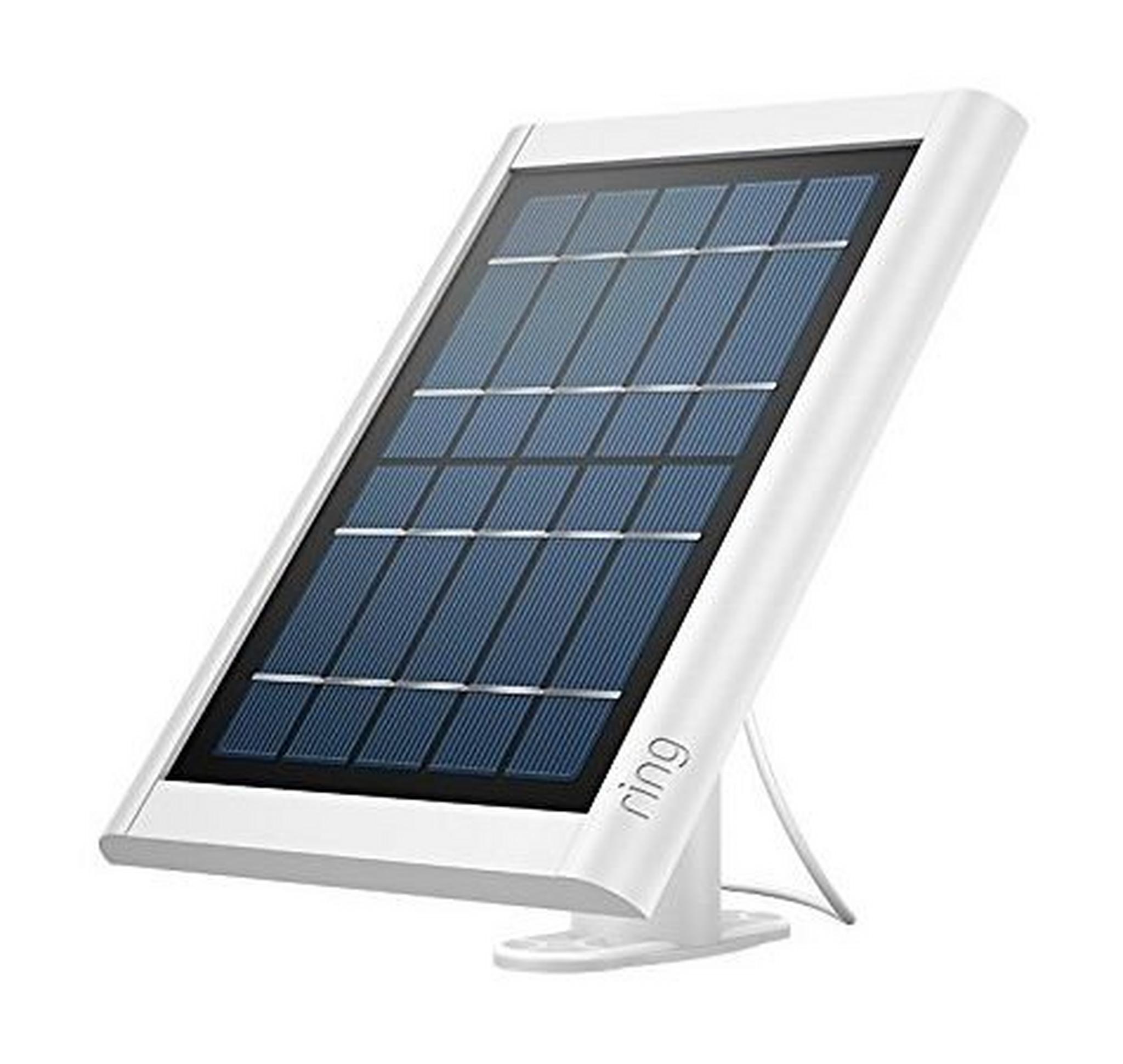 Ring Solar panel - Compatible with Ring Spotlight Cam Battery and Stick Up Cam Battery - White