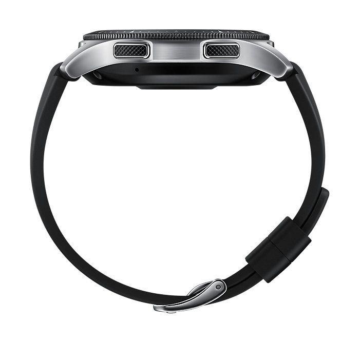 ساعة سامسونج جالكسي بحجم ٤٦ ملم - أسود / فضي