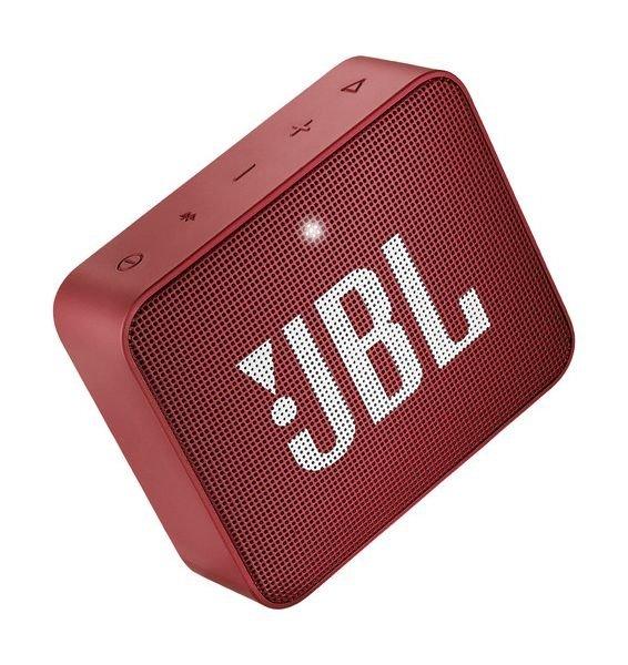 JBL GO 2 Portable Bluetooth Speaker - Red