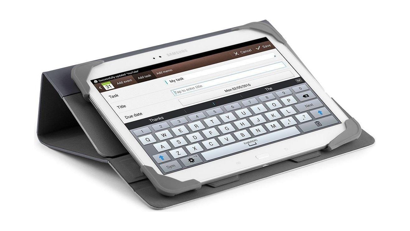 Targus "Fit N' Grip" Rotating Universal Case for 7-Inch Tablet (THZ66204GL) - Grey