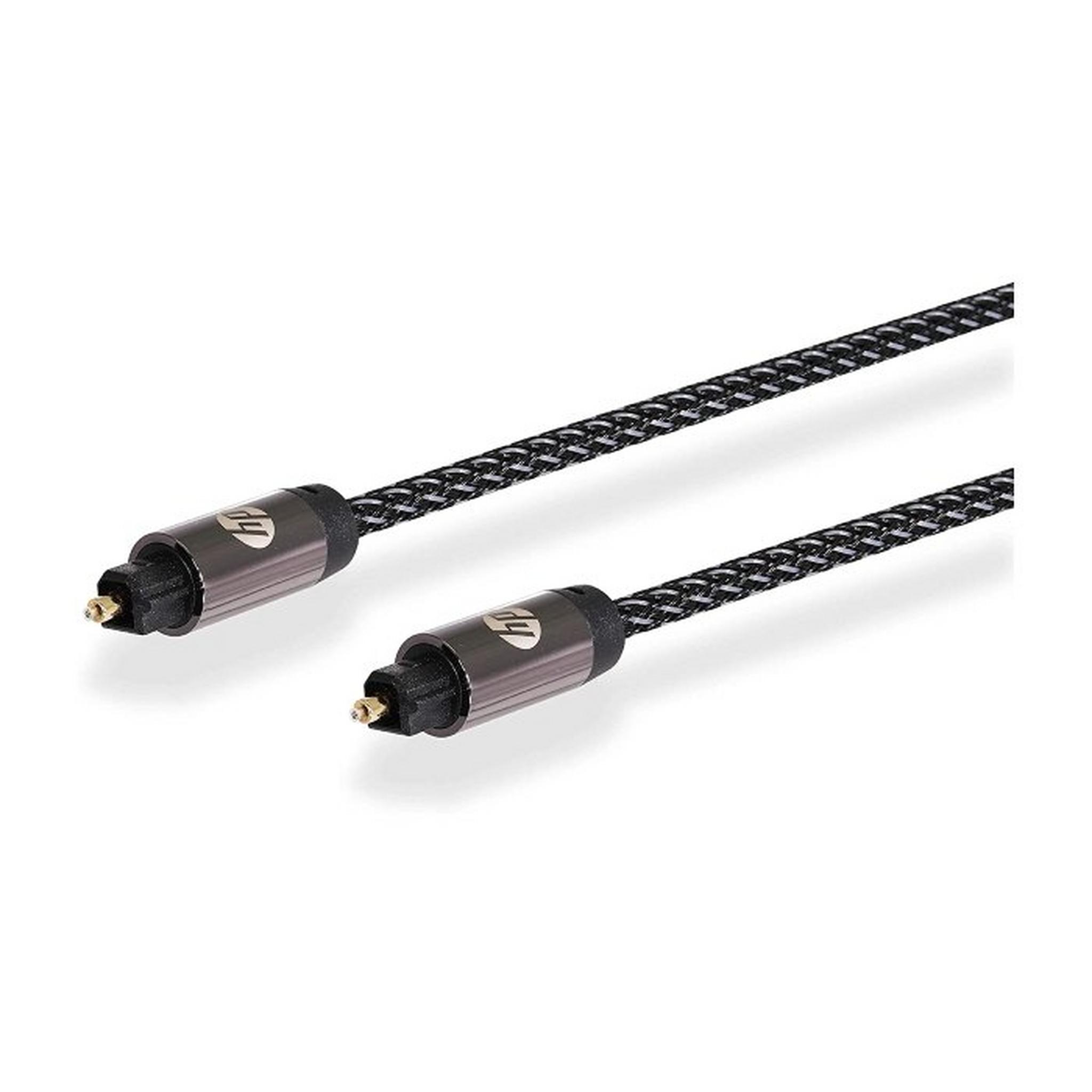 HP TOSLink Fiber Optic Cable 3-Meters - Black