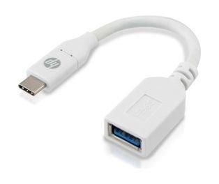 HP USB-C To USB-A Adapter - White