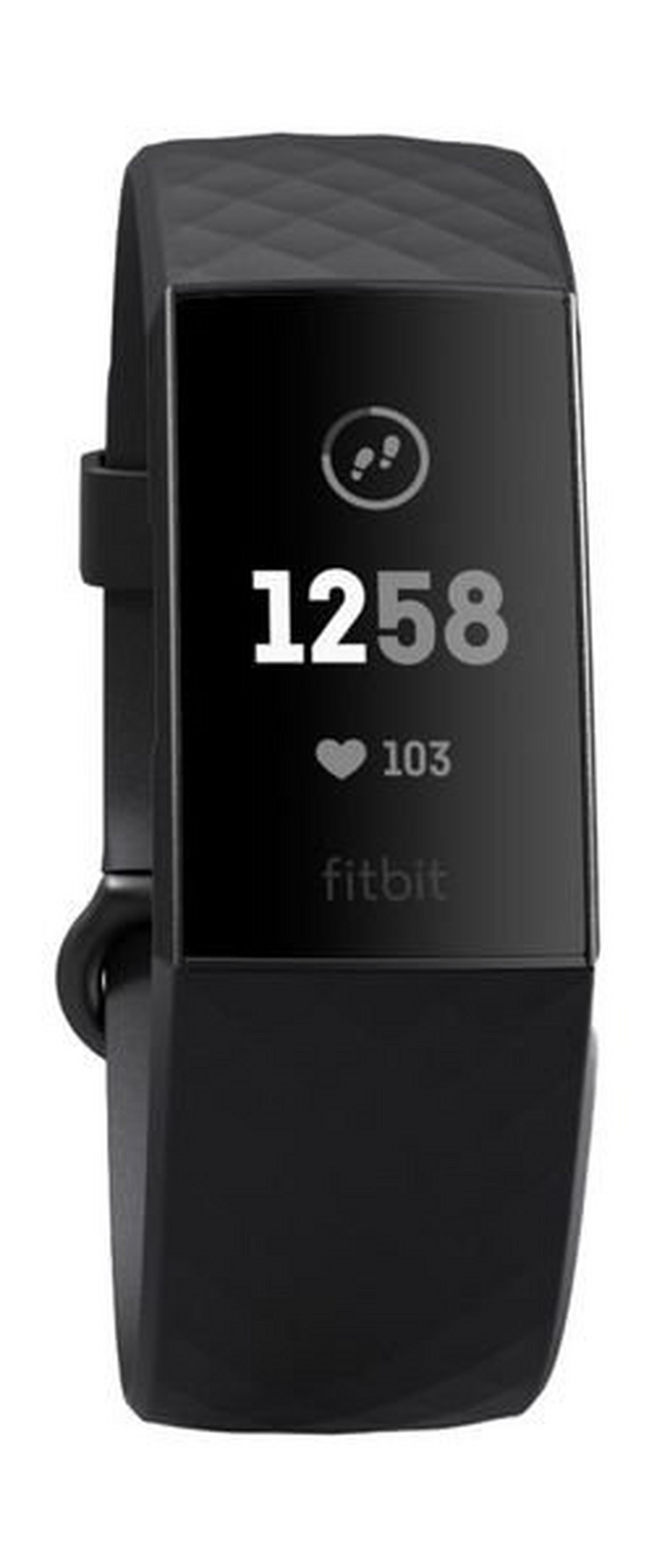 Fitbit Charge 3 Fitness Wristband (FB409GMBK-EU) - Black/Graphite Aluminum