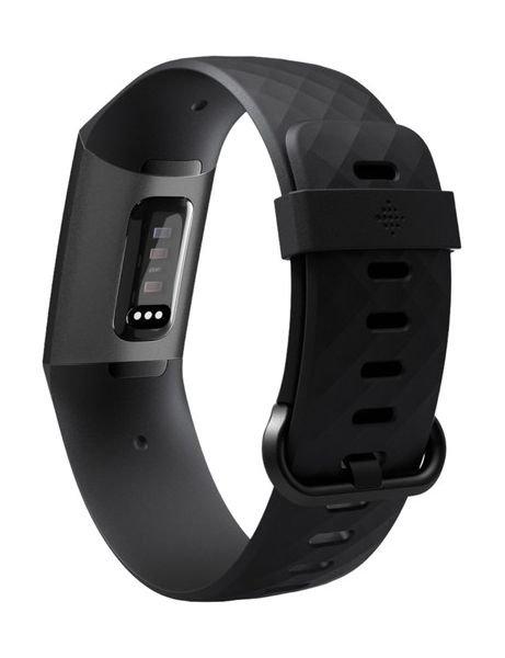 Fitbit Charge 3 Fitness Wristband (FB409GMBK-EU) - Black/Graphite Aluminum