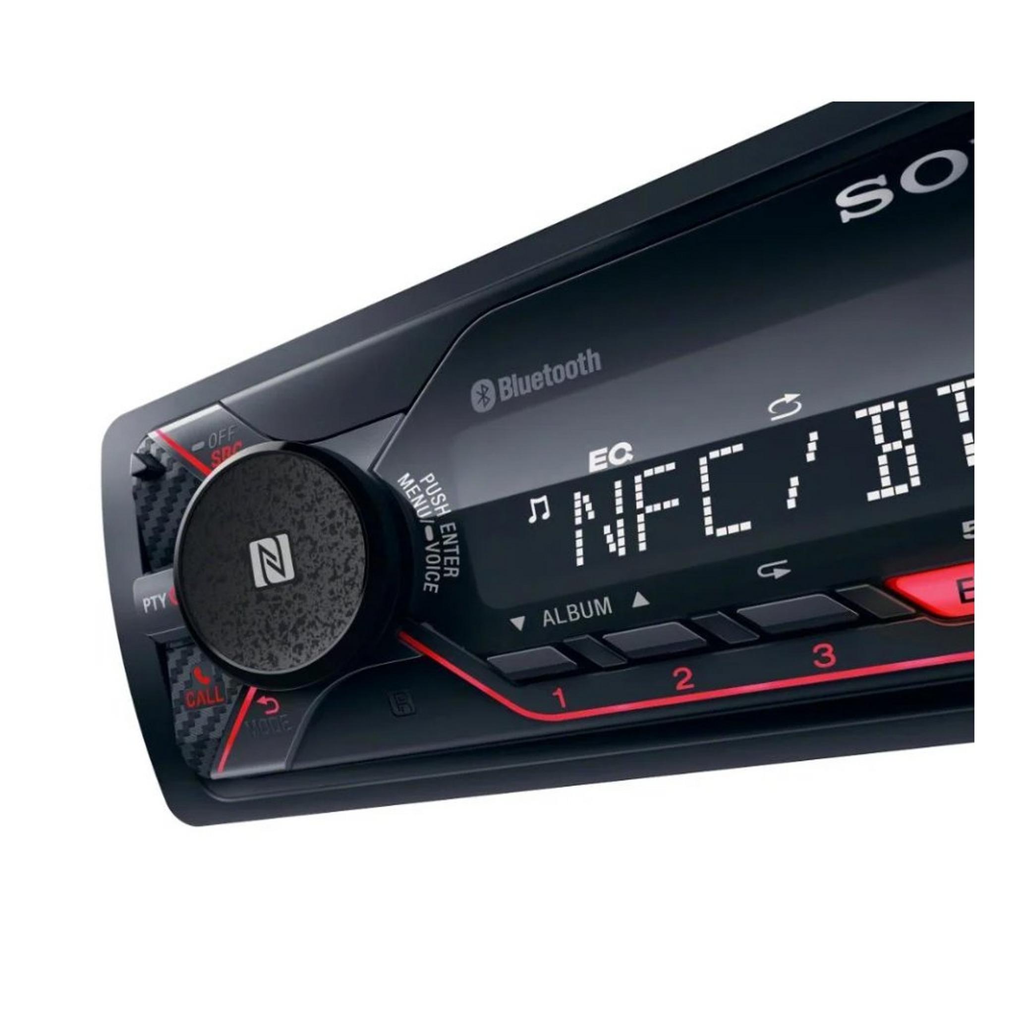 جهاز استقبال الصوت سوني للسيارة ١دين بقوة ٥٥ واط – تقنية البلوتوث - سي دي - ايه يو إكس - إس دي - يو إس بي (DSX-A410BT)