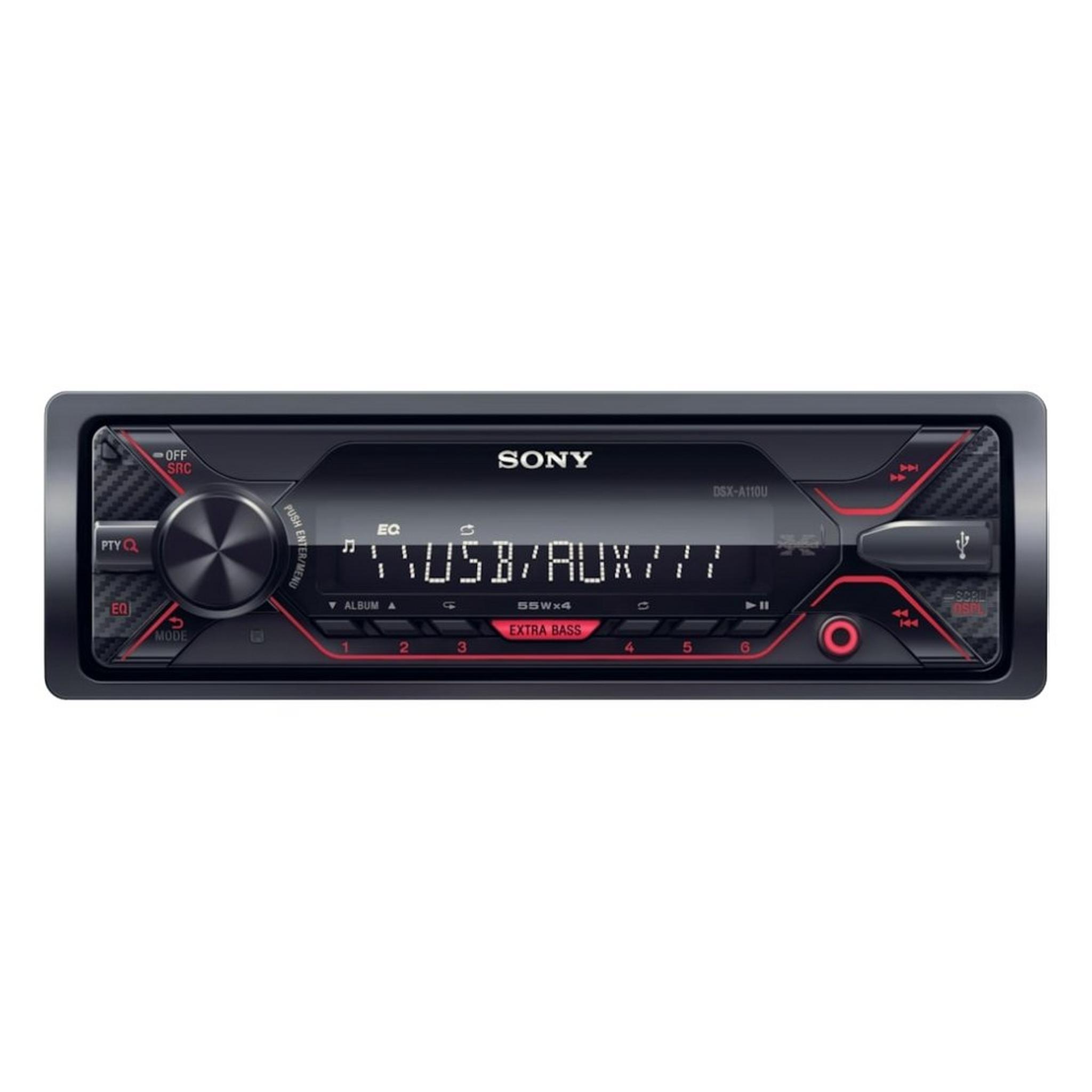 Sony 55W USB AUX SD 1Din Car Receiver - DSX-A110U