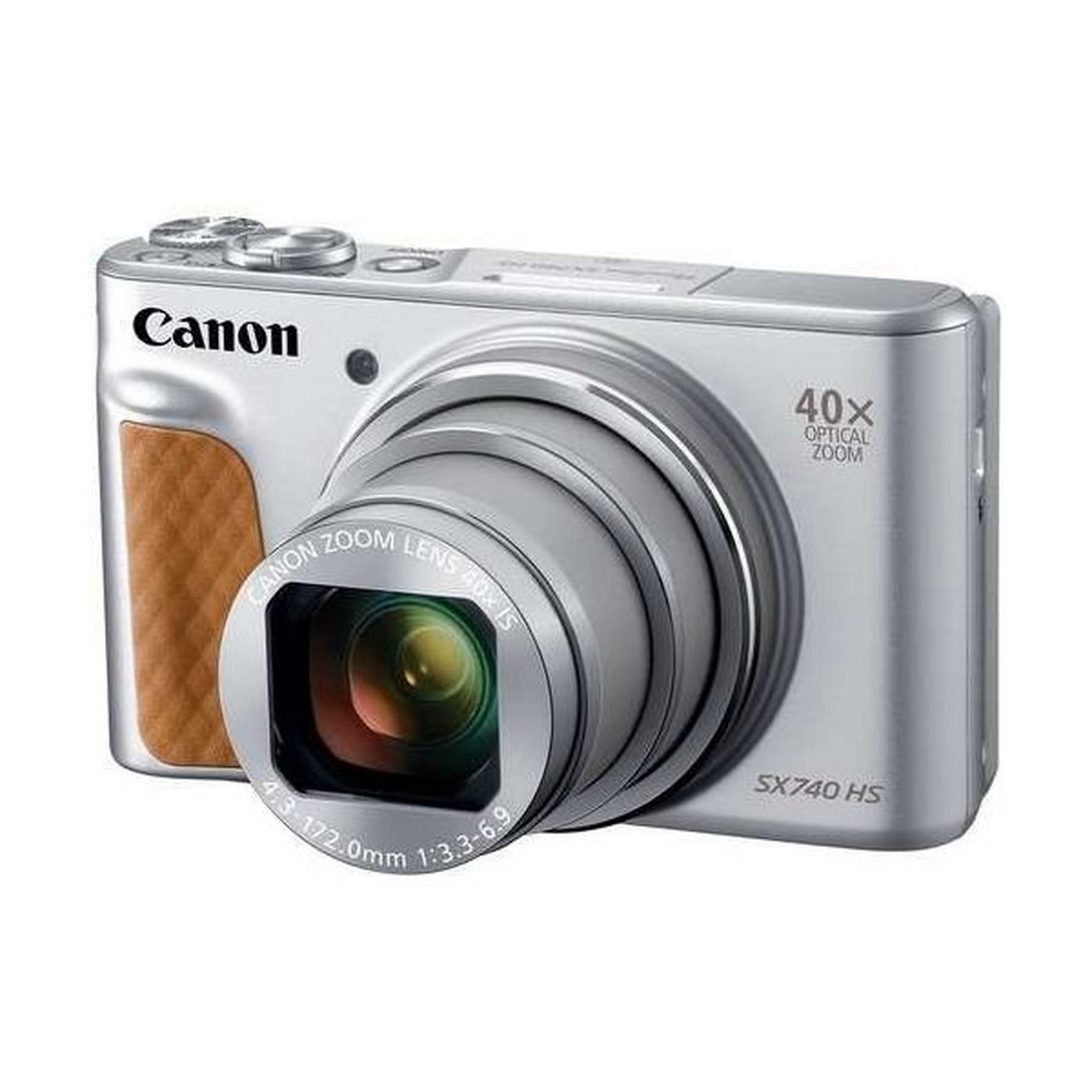 Canon PowerShot SX740 HS 20.3MP Digital Camera - Silver
