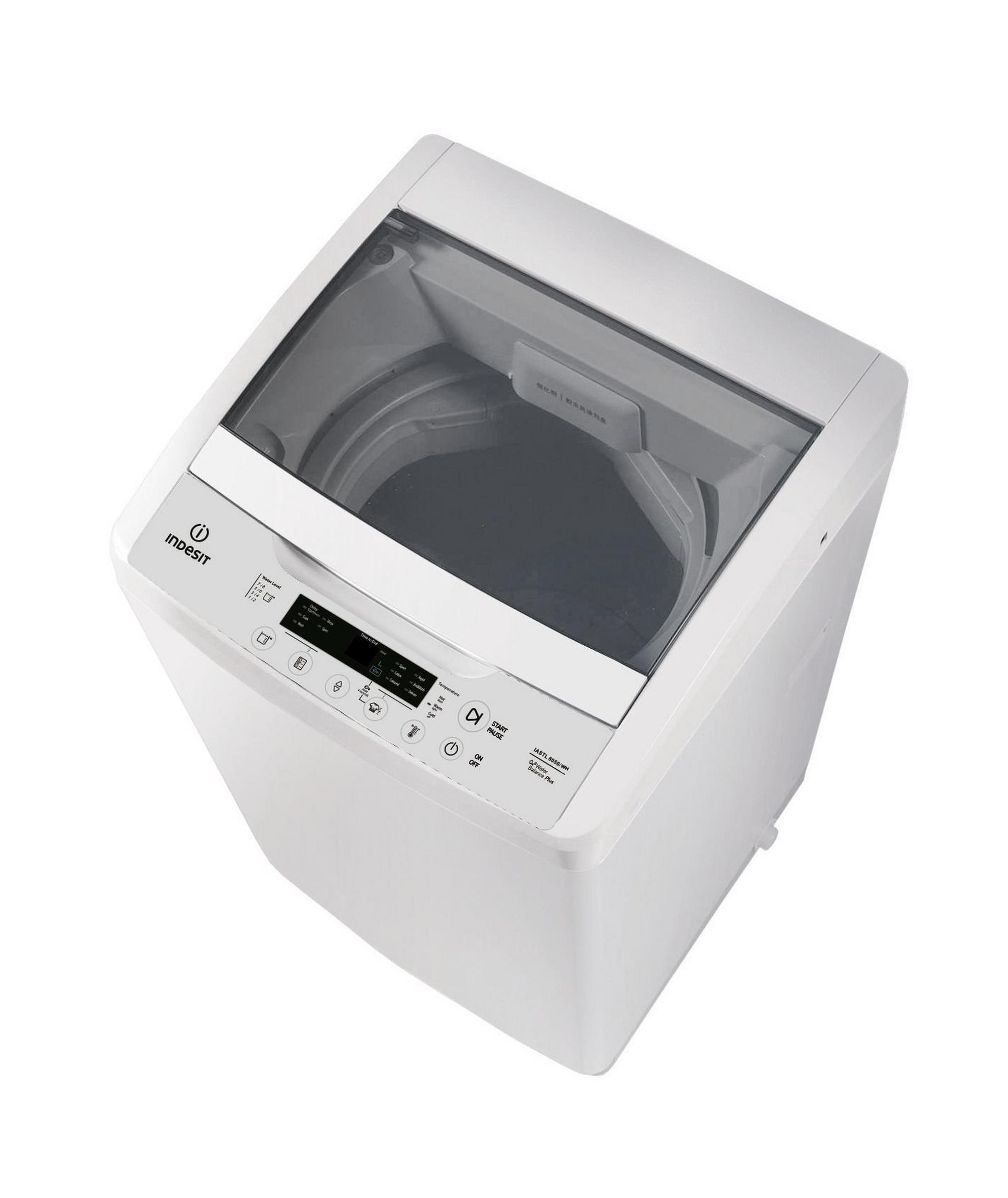 Indesit 8KG Top Load Washing Machine (IASTL 8050) - White
