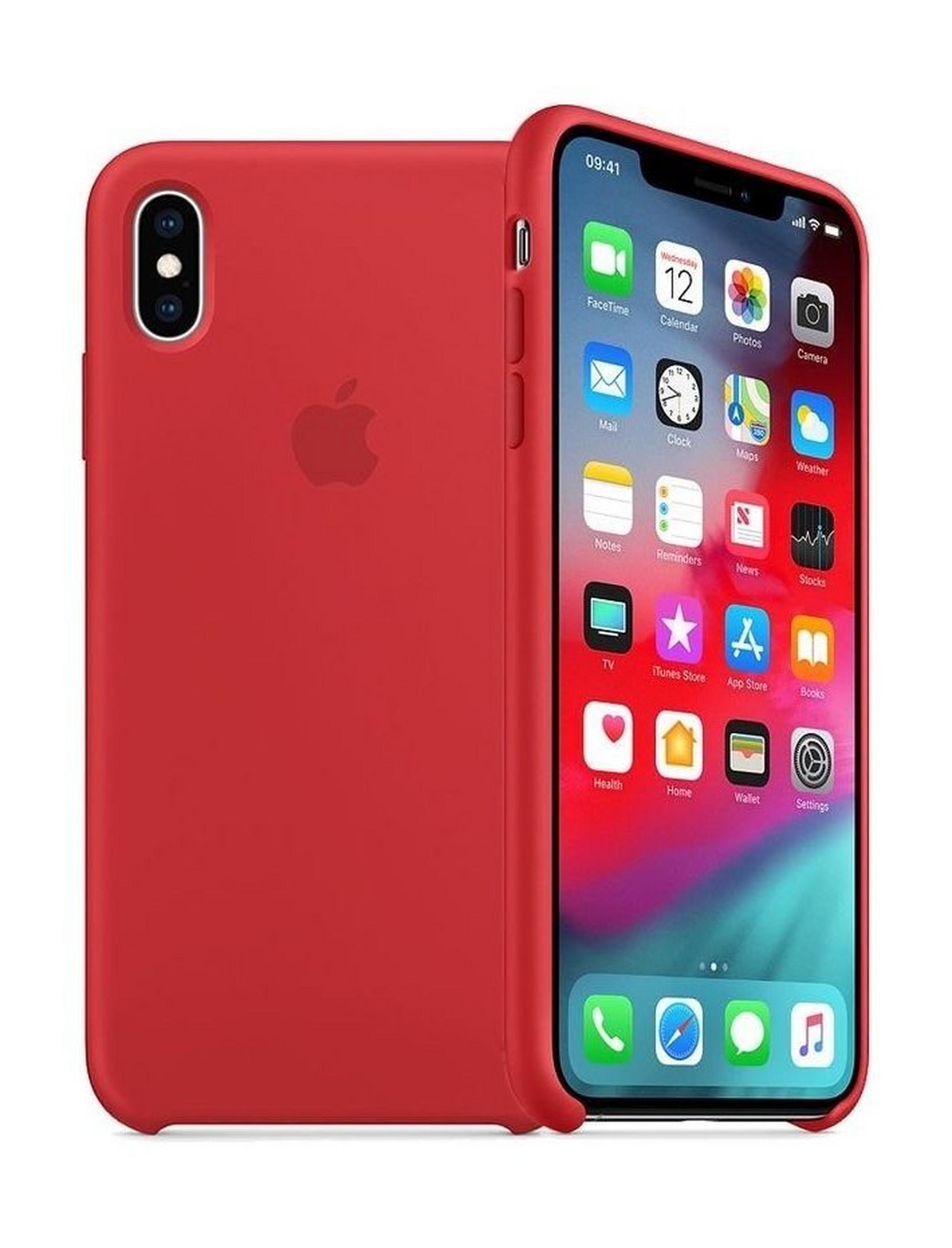 Apple iPhone XS MAX Silicone Case - Red