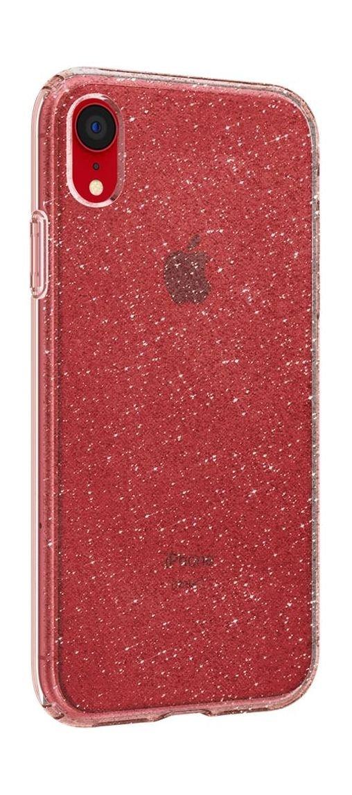 غطاء الحماية سبيجين جليتر الكريستال السائل لهاتف آيفون إكس آر (064CS24868) - وردي شفاف