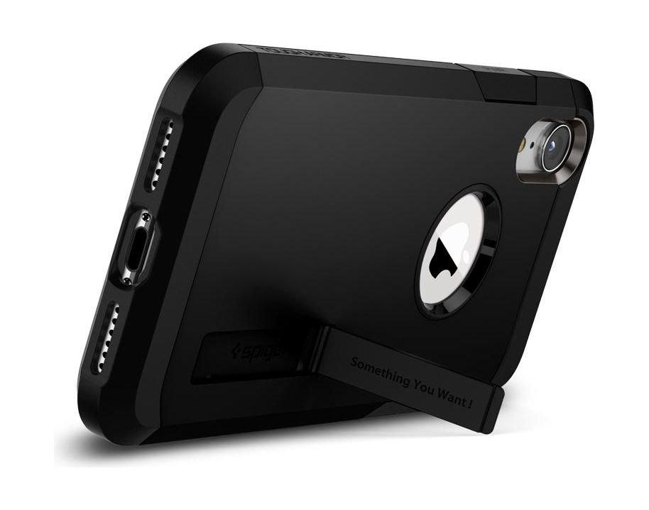 غطاء الحماية تاف أرمور لآيفون إكس ىر من سبيجن - أسود (064CS24876)