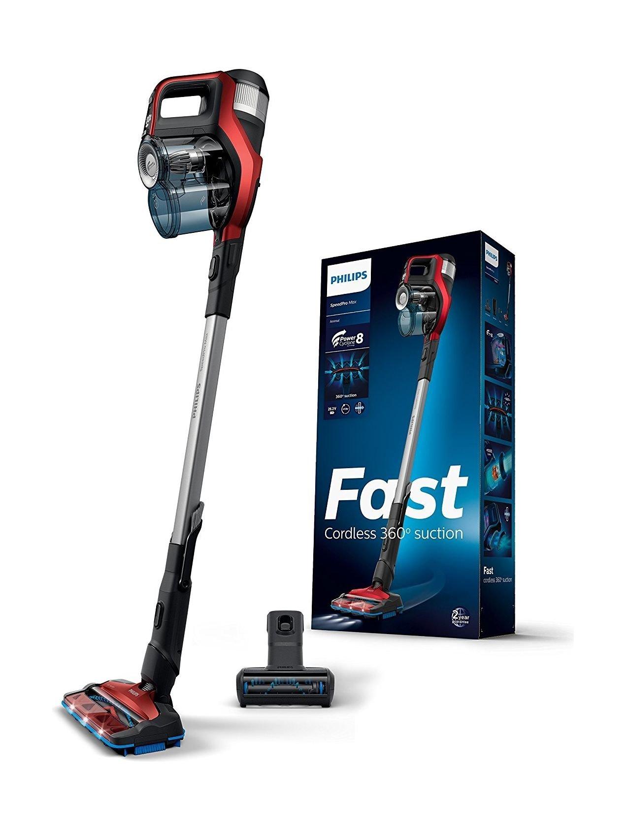 مكنسة سبيد برو ماكس اللاسلكية من فيليبس،FC6823/61 - أحمر