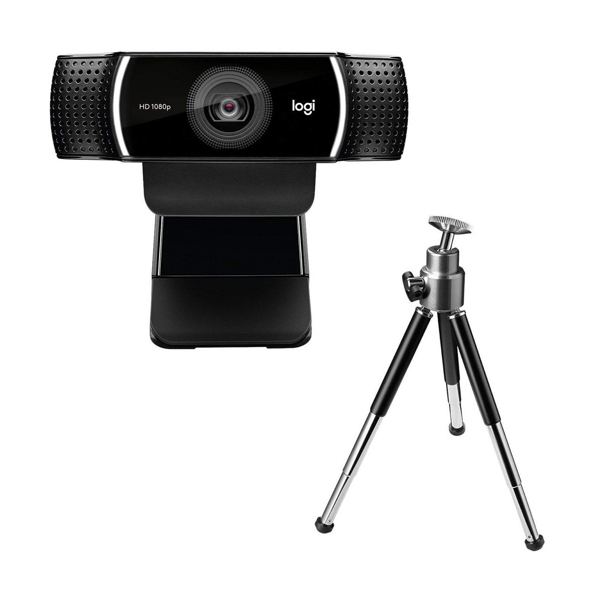 Logitech C922 C922 Pro Stream USB Webcam (960-001088) - Black
