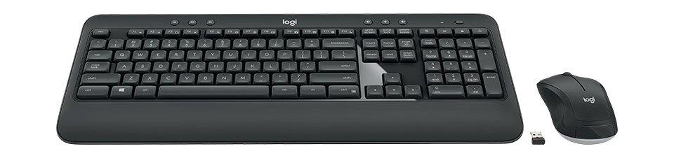 Buy Logitech mk540 wireless keyboard and mouse combo (920-008693) - black in Saudi Arabia