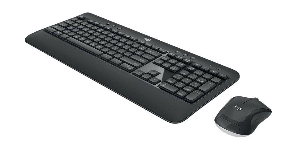 لوحة مفاتيح لاسلكية إم كي ٥٤٠ وماوس كومبو من لوجيتك - أسود (920-008693)