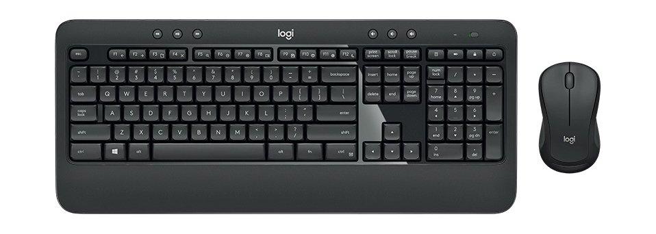 لوحة مفاتيح لاسلكية إم كي ٥٤٠ وماوس كومبو من لوجيتك - أسود (920-008693)