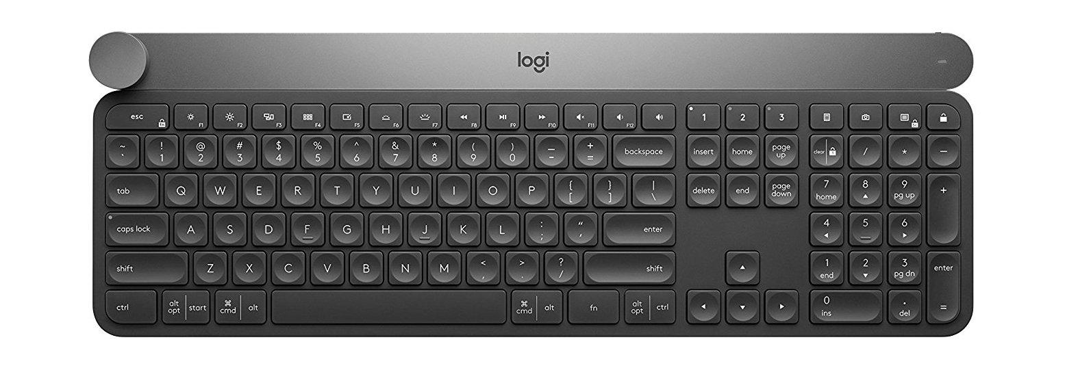 Buy Logitech craft wireless advanced keyboard with creative input dial - (920-008504) in Saudi Arabia