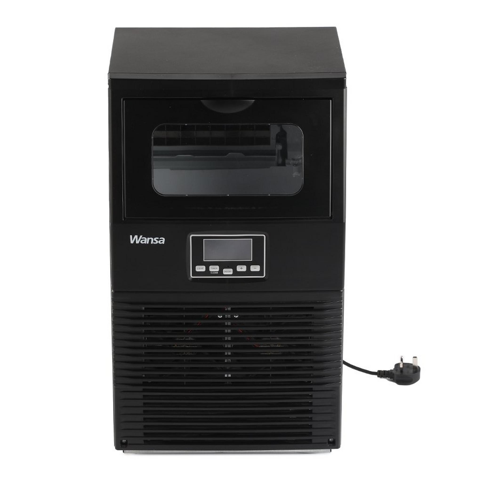 Wansa Ice Maker, 38kg, HZB-38F - Black