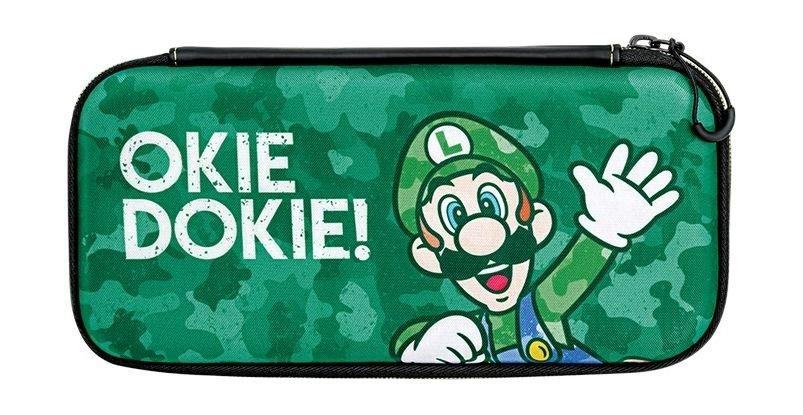 PDP Nintendo Switch Slim Travel Case - Luigi Camo Edition