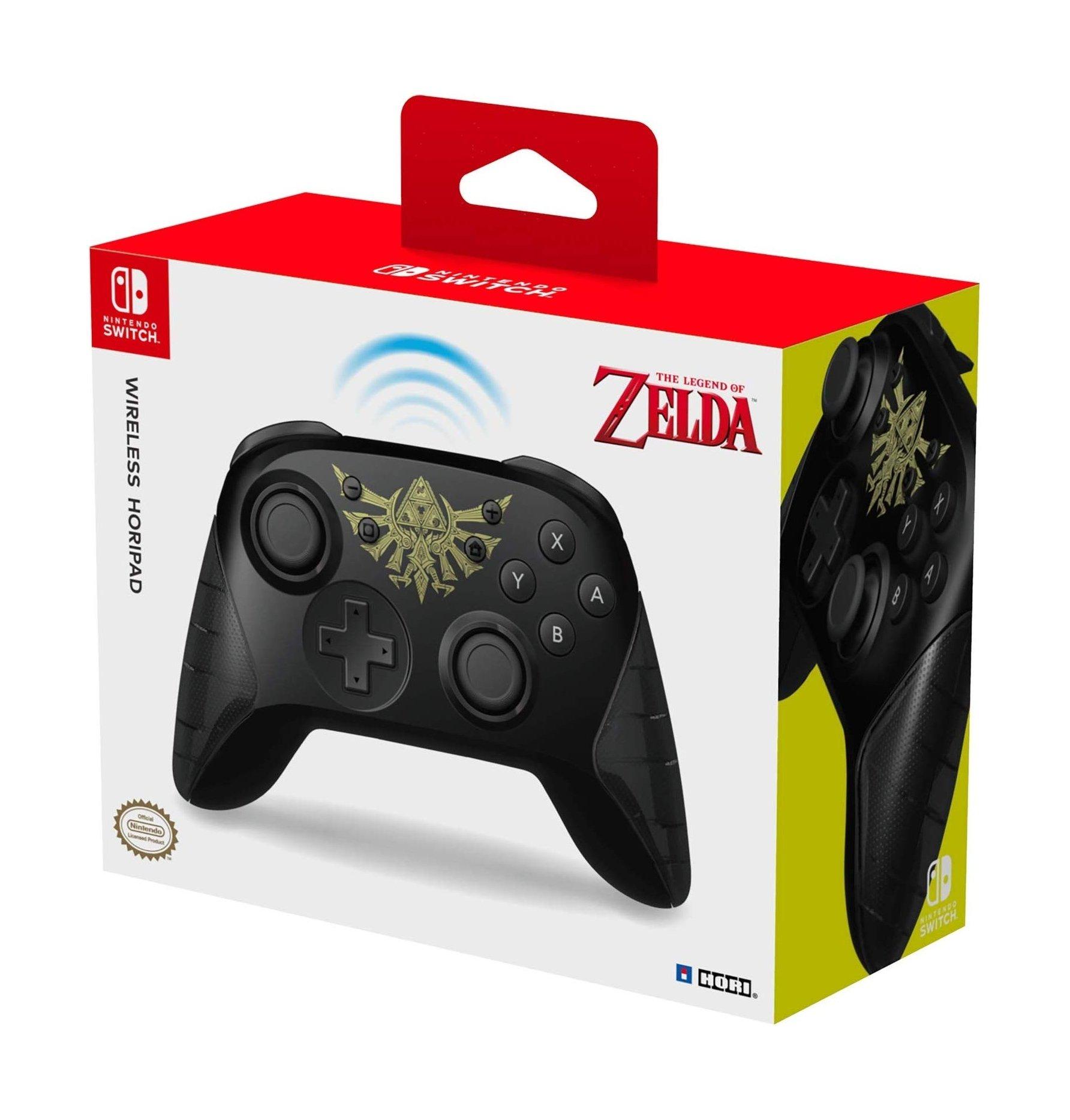 HORI Wireless Rechargeable Nintendo Switch Controller Zelda Edition