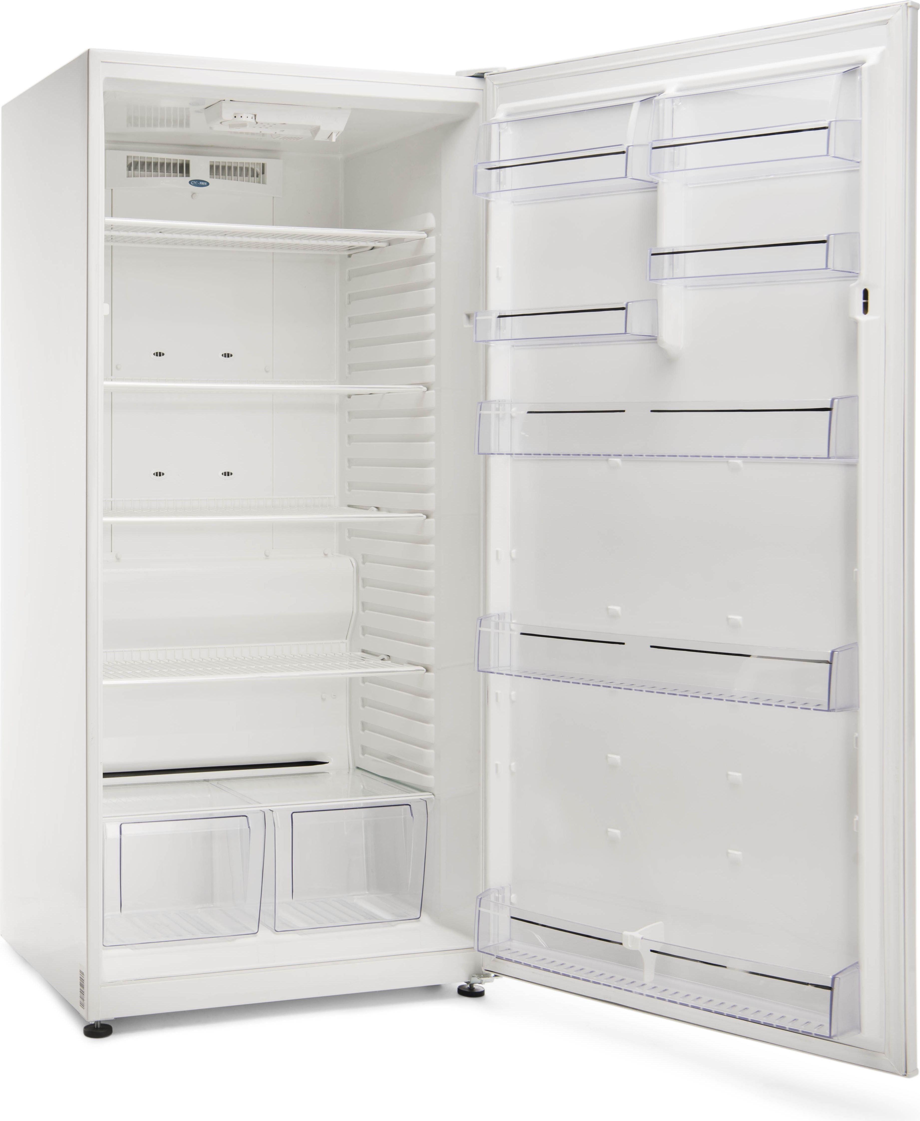 Wansa 19CFT Single Door Refrigerator (WROW-650-NFWTS3) - White