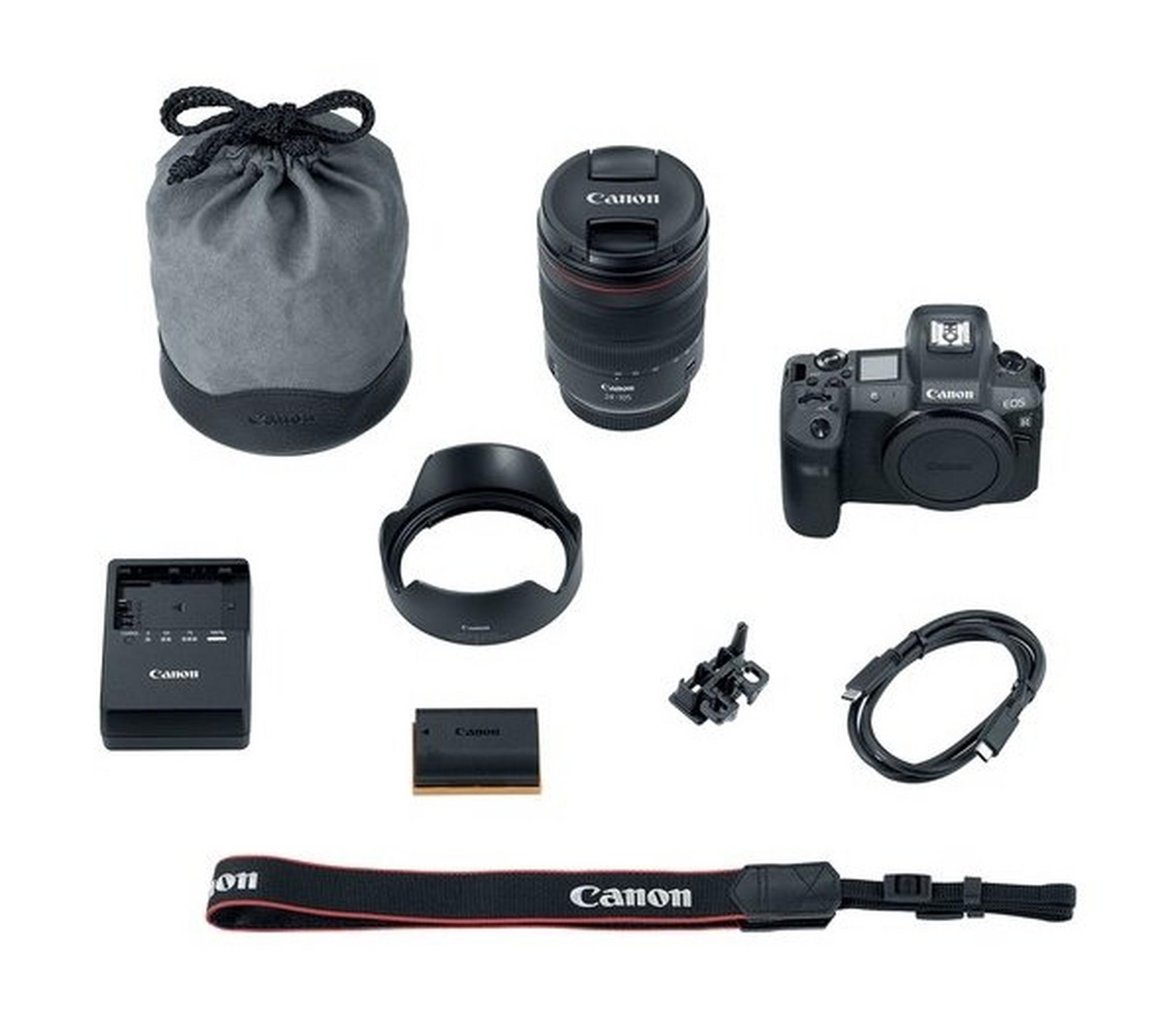 Canon EOS R Mirrorless Digital Camera with 24-105mm Lens + Mount Adapter EU26