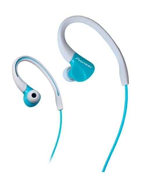 Pioneer SE-E3 Water Resistant Sports Headphones - Light Blue