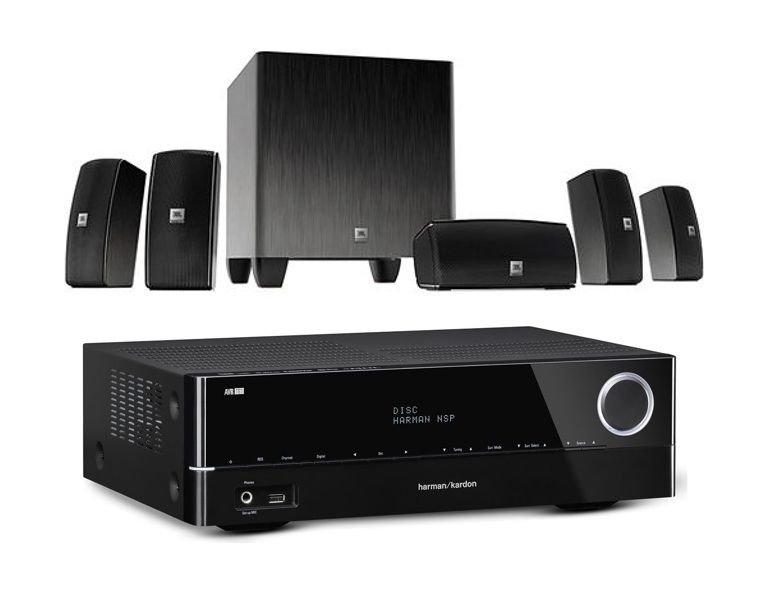 Harman Kardon AVR 161 5.1 Channel Network A/V Receiver + JBL Cinema 610