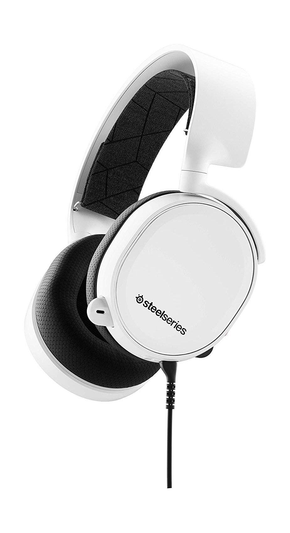 سماعة الألعاب أركتيس ٣ إصدار ٢٠١٩ من ستيل سيريز - أبيض