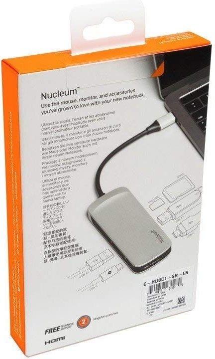 Kingston Nucleum USB-C Hub (C-HUBC1-SR-EN)