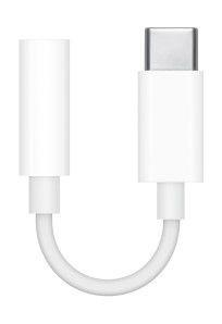 Apple USB-C to 3.5mm Headphone Jack Adapter (MU7E2ZM/A) - White