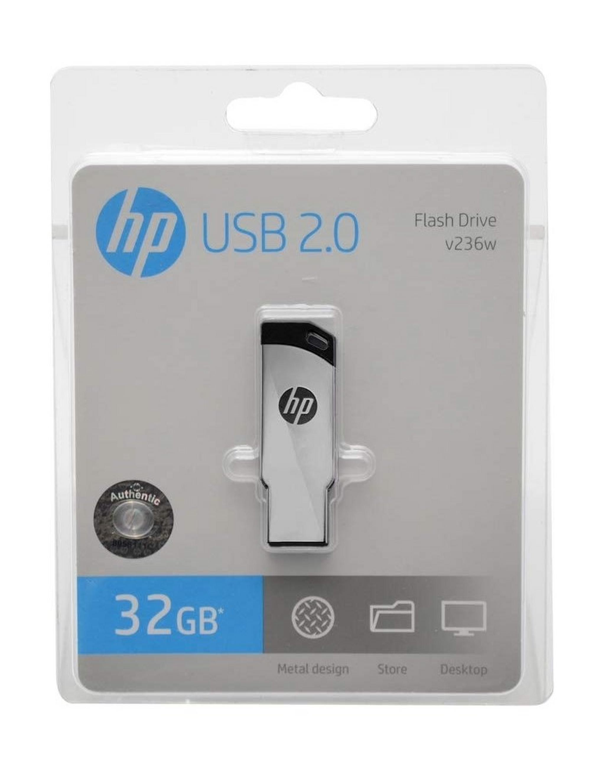 HP 2.0 32GB USB Flash Drive - HPFD236W32
