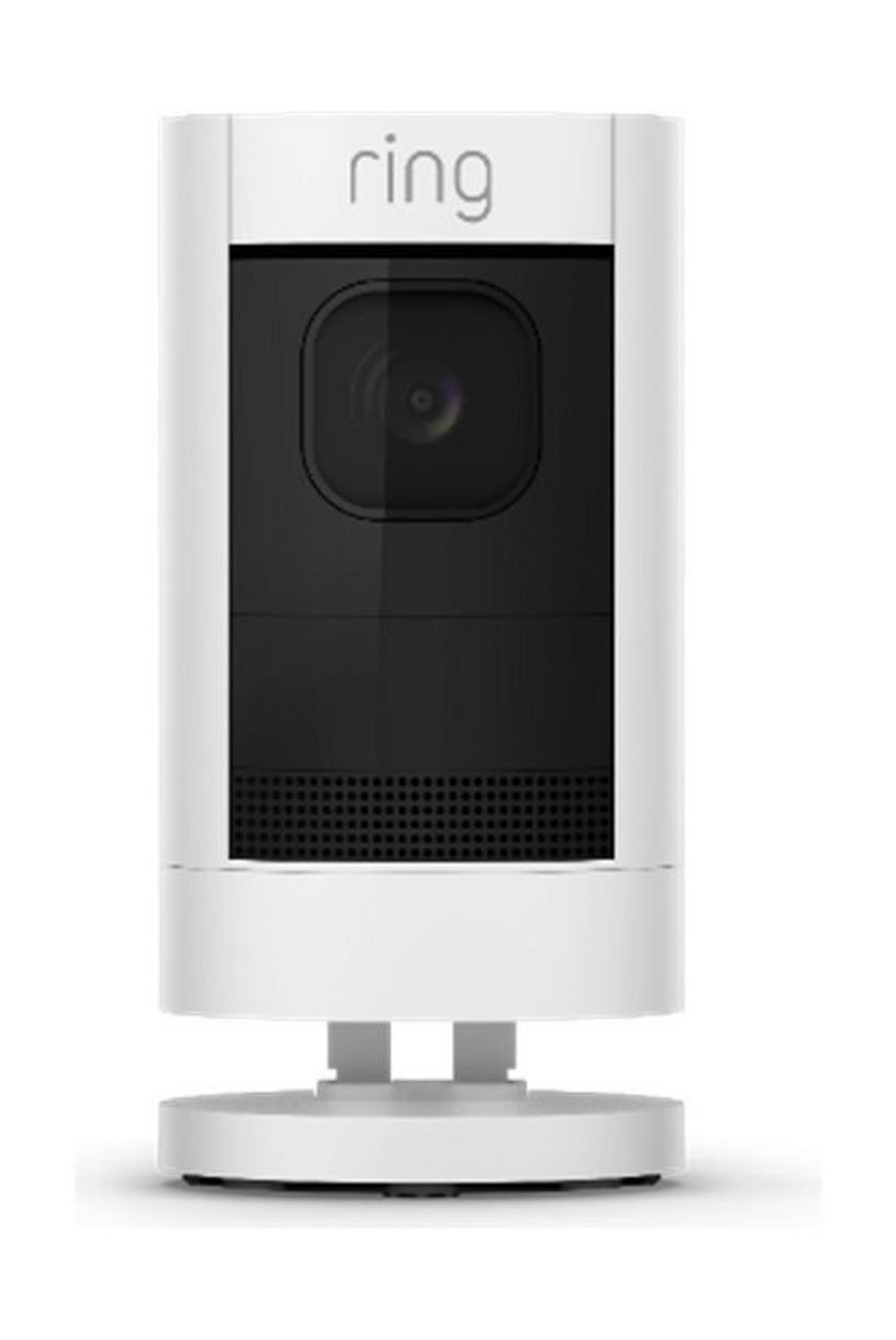 كاميرا المراقبة رينج ستيك آب السلكية - أبيض