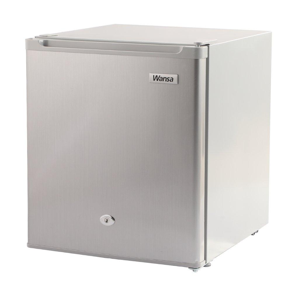 Buy Wansa single door refrigerator, 2cft, 60-liters, wrow-60-dsc82 - silver in Kuwait