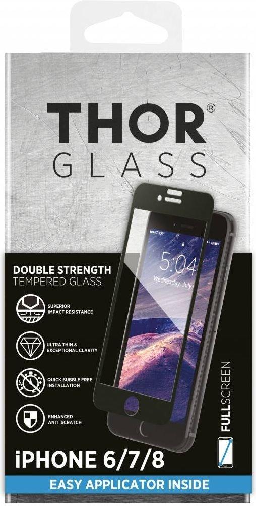 Thor Tempered Glass Protection For iPhone 8/7 / 6s / 6 (33739) - Black