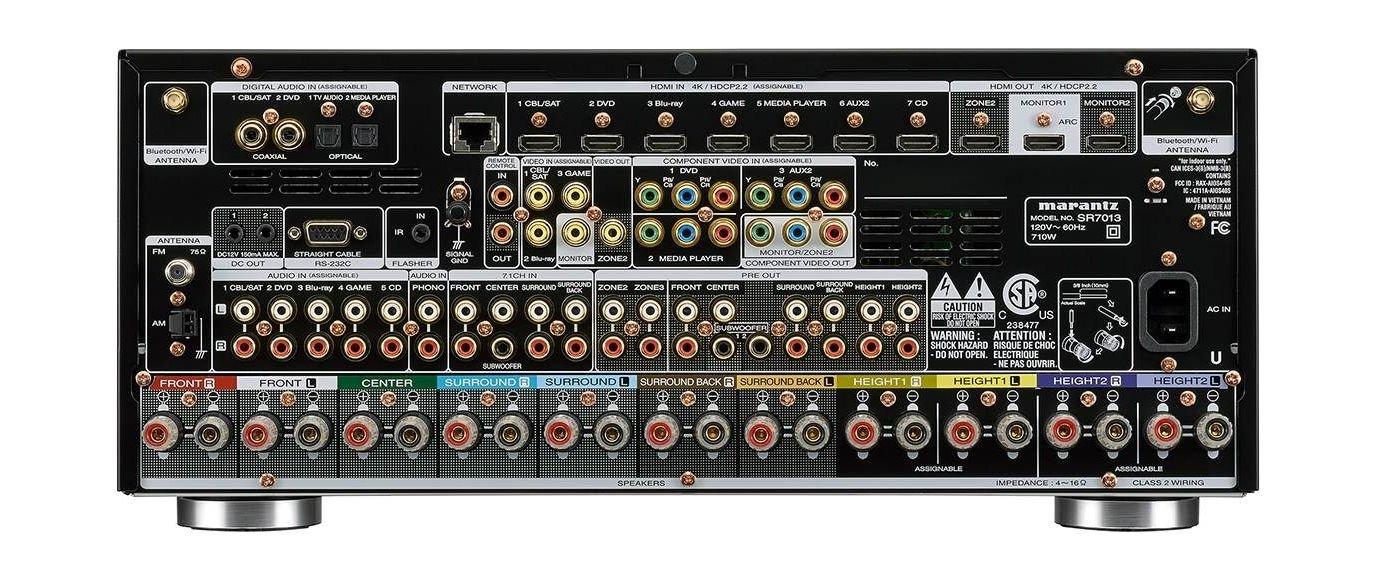 Marantz 9.2 Channel 124W 4K Audio Video Receiver - SR7013